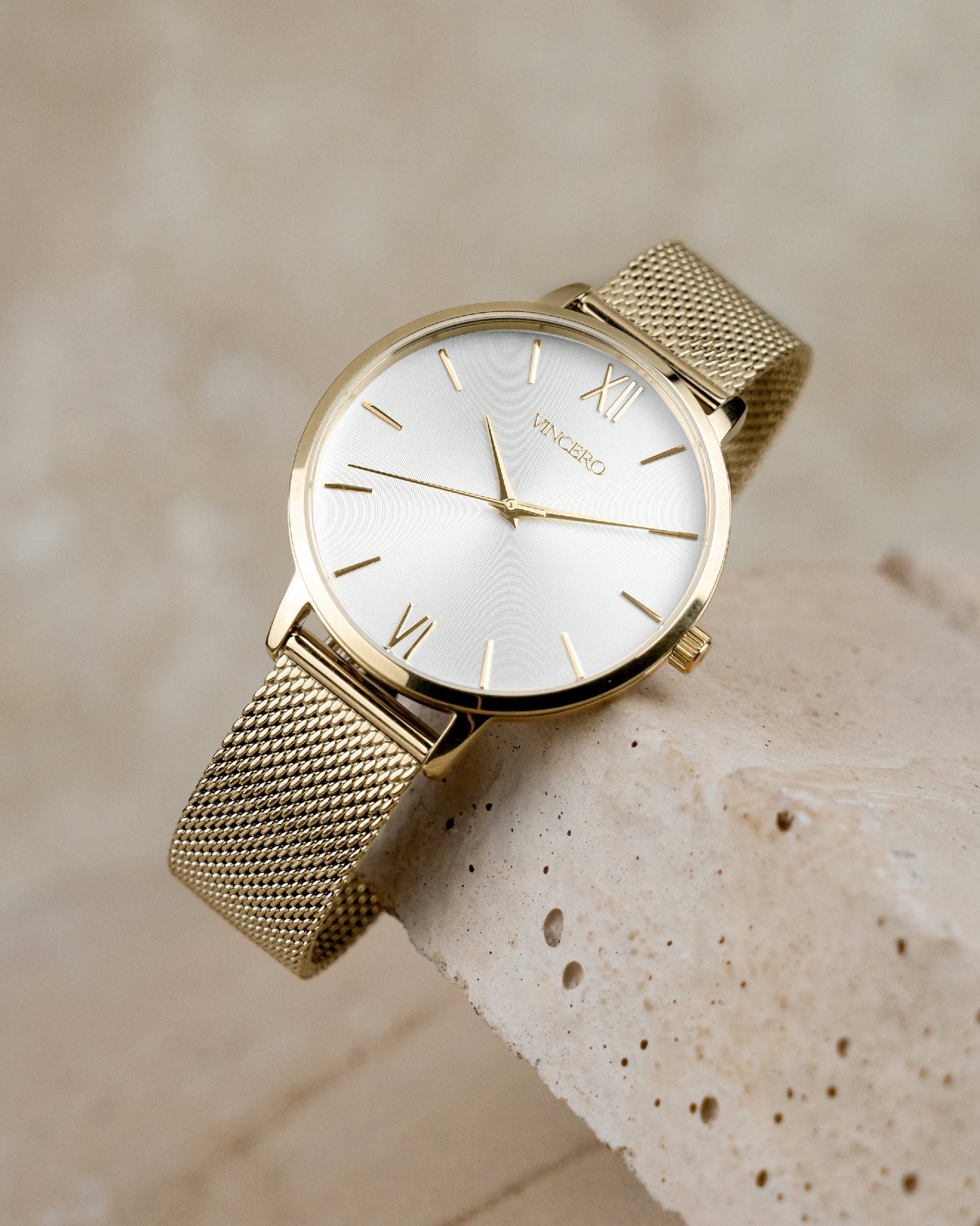 Vincero The Eros Mesh - Gold + Satin