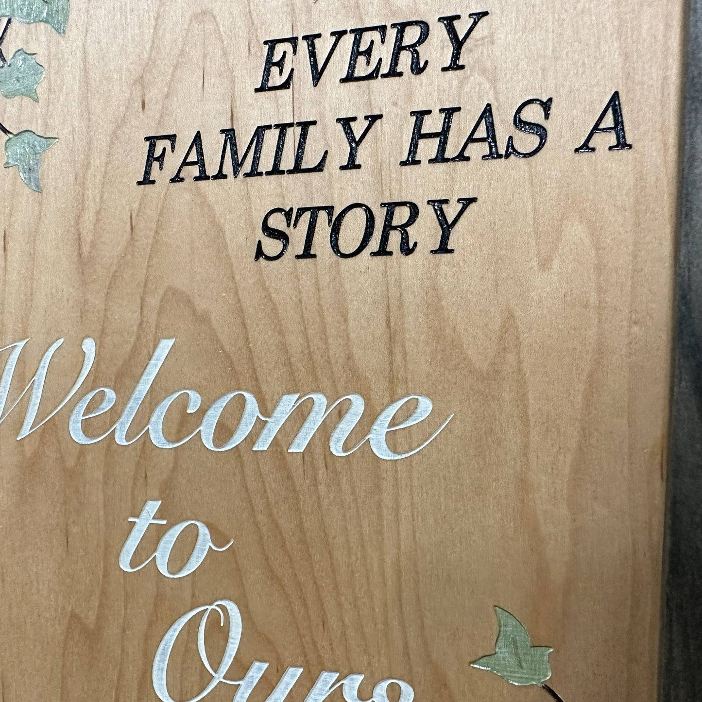 Bellewood Designs - Wooden Gun Safe Wall Mountable Decoration Every Family Has a Story Welcome to Ours …