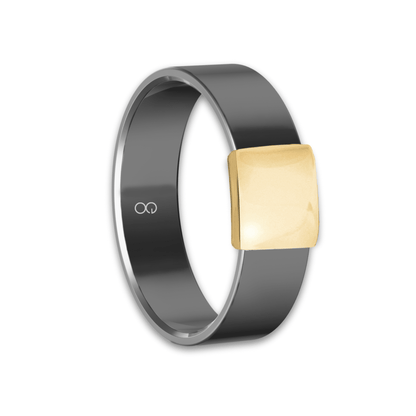 Everyday Outdoors Gunmetal 7mm 14kt Yellow Gold Barrel Band - Angler's Pro Tackle & Outdoors