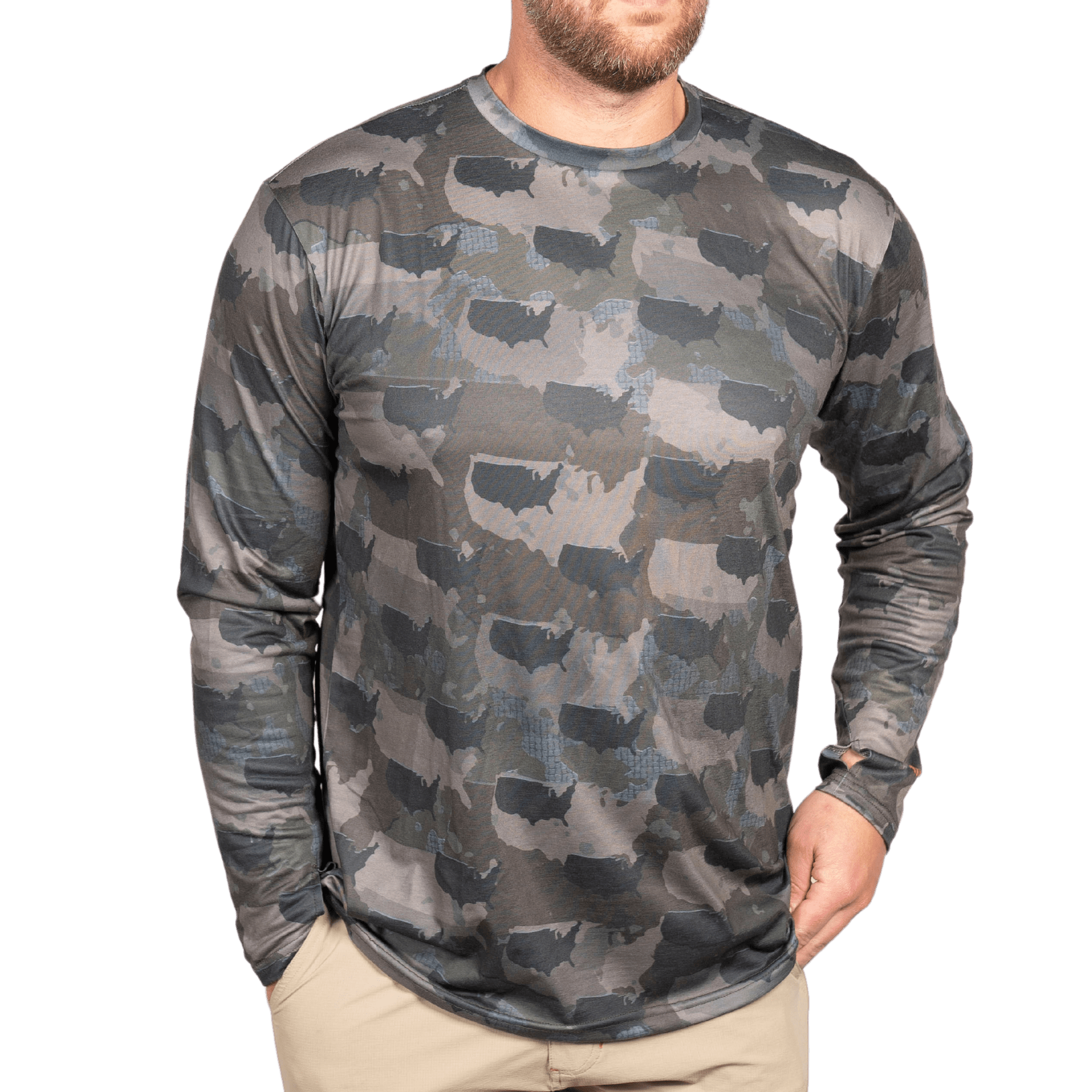 Everyday Outdoors USA Camo - Long Sleeve Shirt - Angler's Pro Tackle & Outdoors