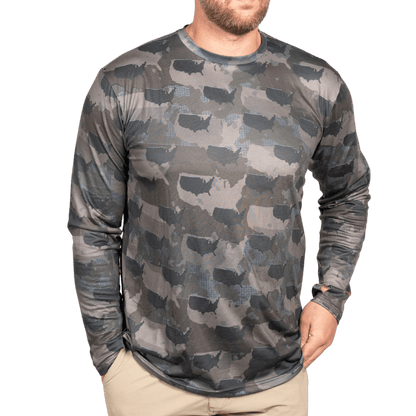 Everyday Outdoors USA Camo - Long Sleeve Shirt - Angler's Pro Tackle & Outdoors