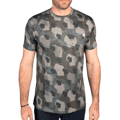 Everyday Outdoors Wisconsin Camo - Short Sleeve Shirt - Angler's Pro Tackle & Outdoors