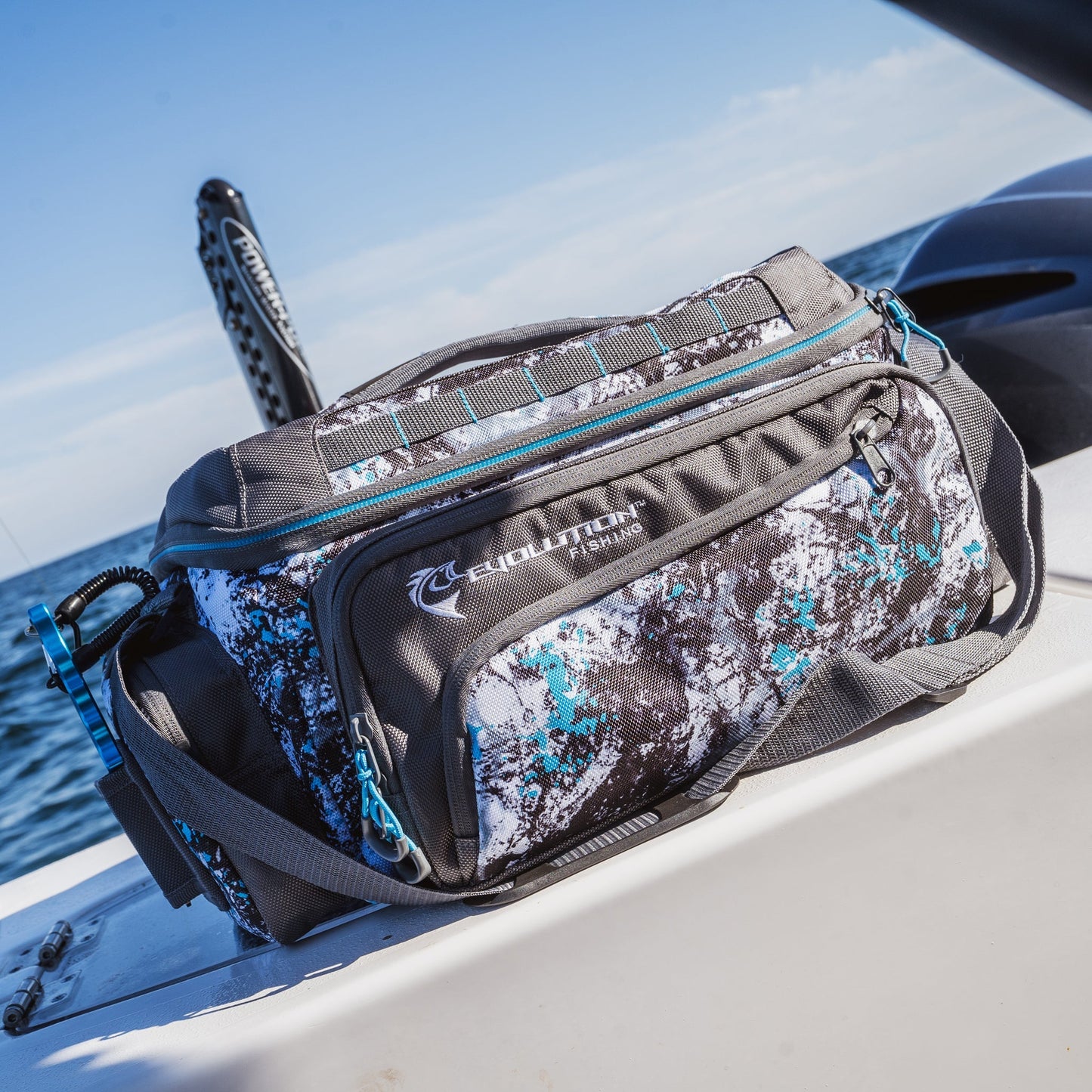 Evolution Fishing Largemouth 3600 Tackle Bag - Quartz Blue - Angler's Pro Tackle & Outdoors