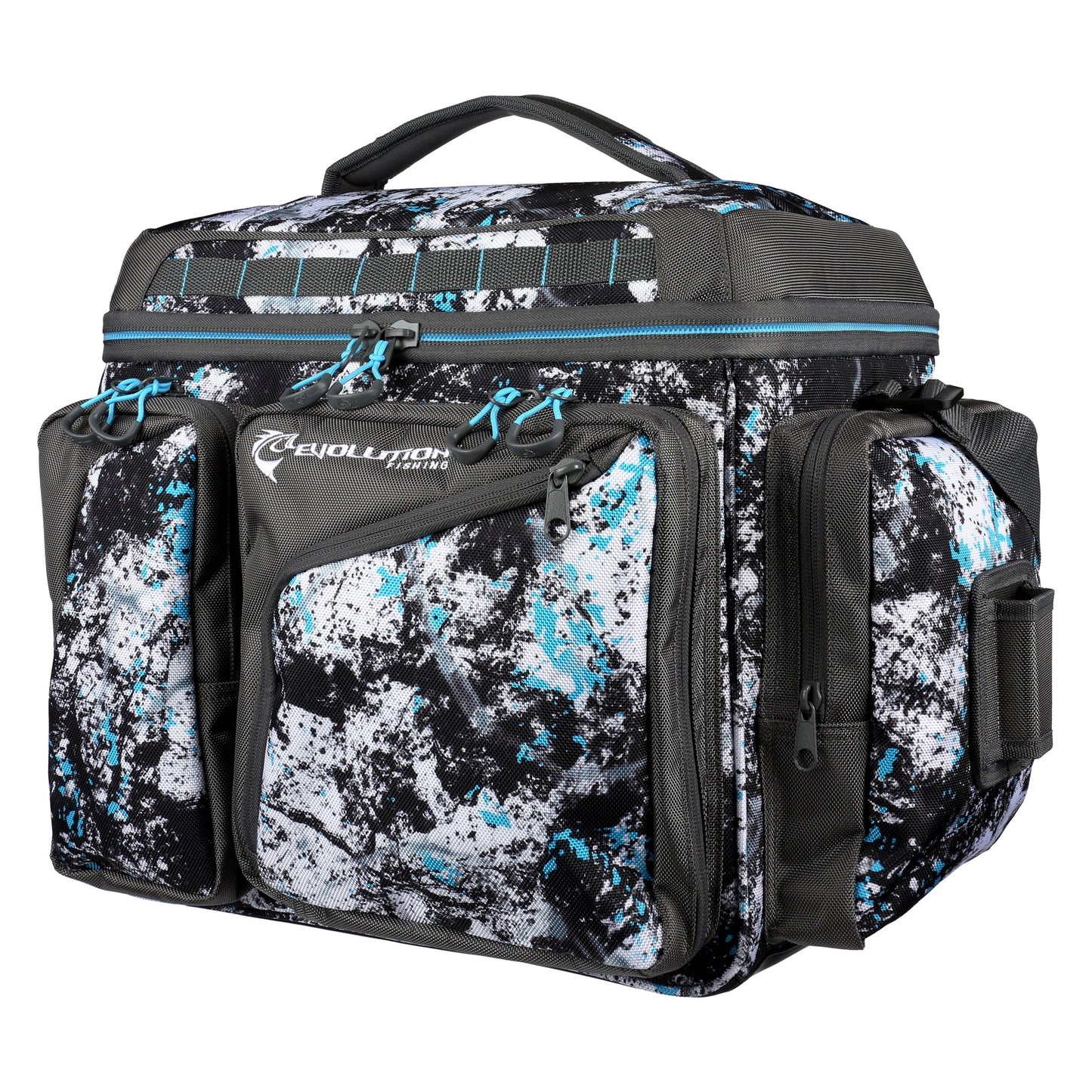 Evolution Fishing Largemouth XL 3700 Tackle Bag - Quartz Blue - Angler's Pro Tackle & Outdoors