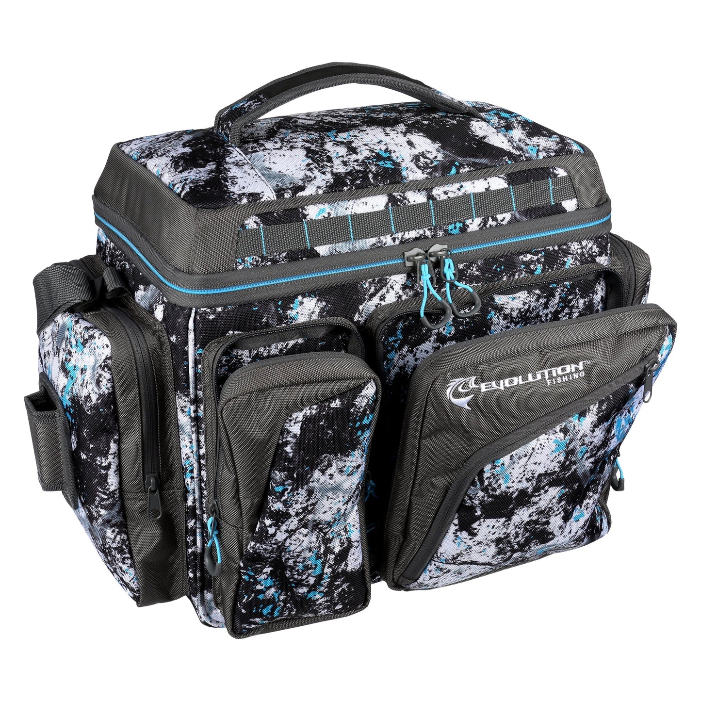 Evolution Fishing Largemouth XL 3700 Tackle Bag - Quartz Blue - Angler's Pro Tackle & Outdoors