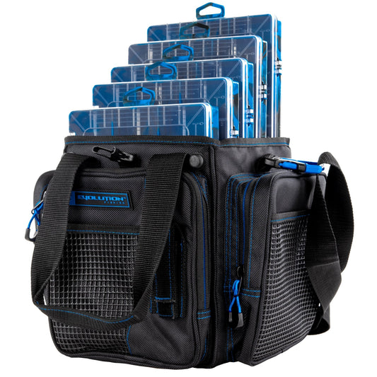 Evolution Fishing Vertical 3600 Drift Series Tackle Bag Blue - Angler's Pro Tackle & Outdoors