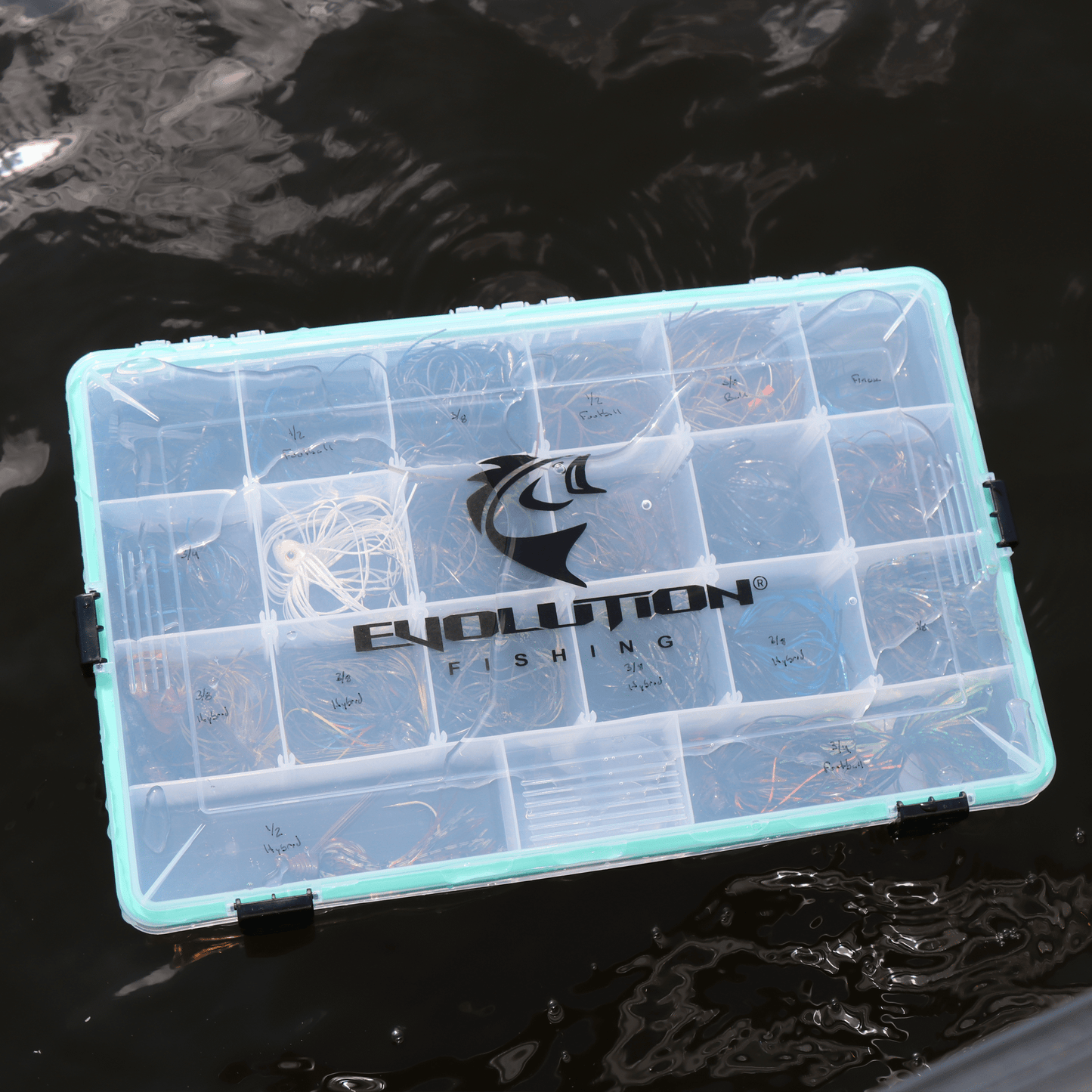 Evolution Outdoor 3700 4 - Latch Waterproof Tray - Seafoam - Angler's Pro Tackle & Outdoors