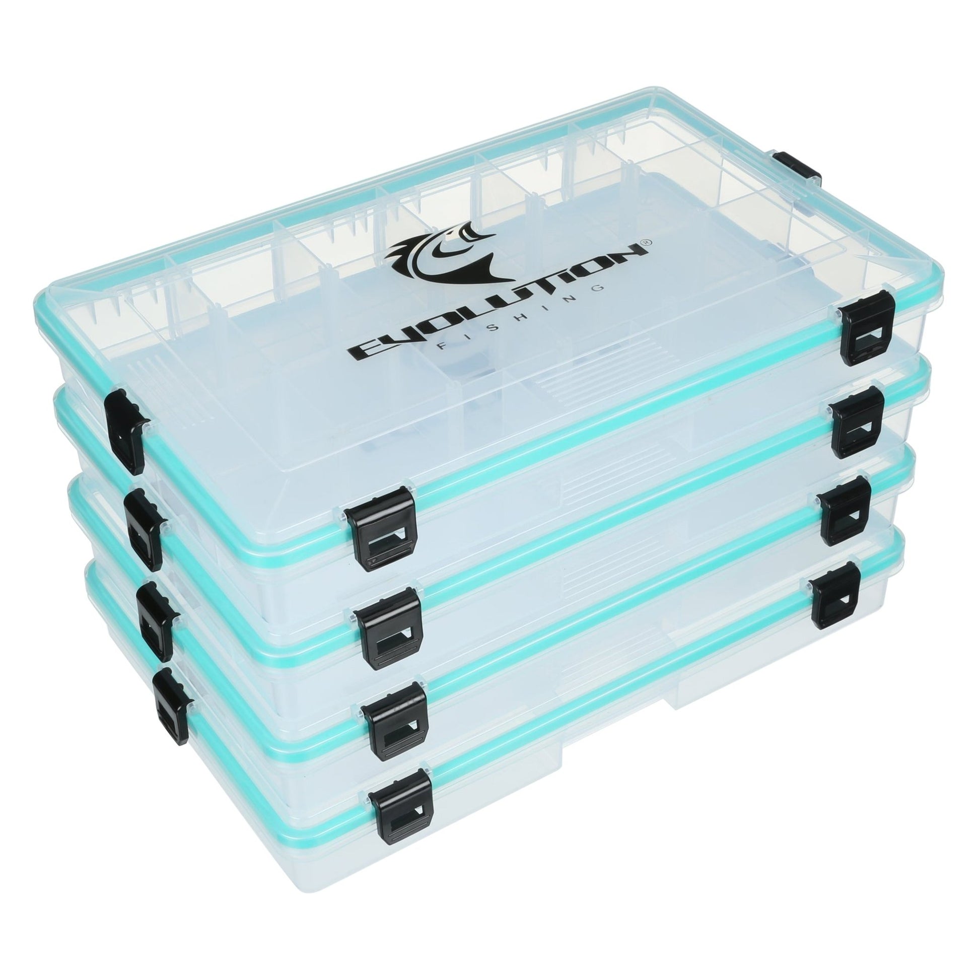 Evolution Outdoor 3700 4 - Latch Waterproof Tray - Seafoam - Angler's Pro Tackle & Outdoors