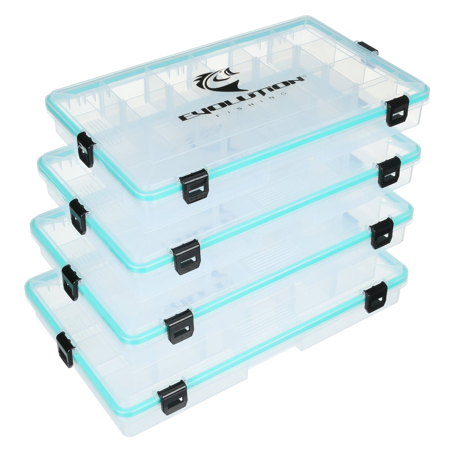 Evolution Outdoor 3700 4 - Latch Waterproof Tray - Seafoam - Angler's Pro Tackle & Outdoors
