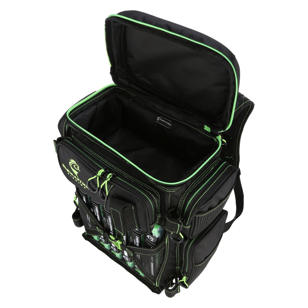 Evolution Outdoor Drift Series 3600 Tackle Backpack with Rod