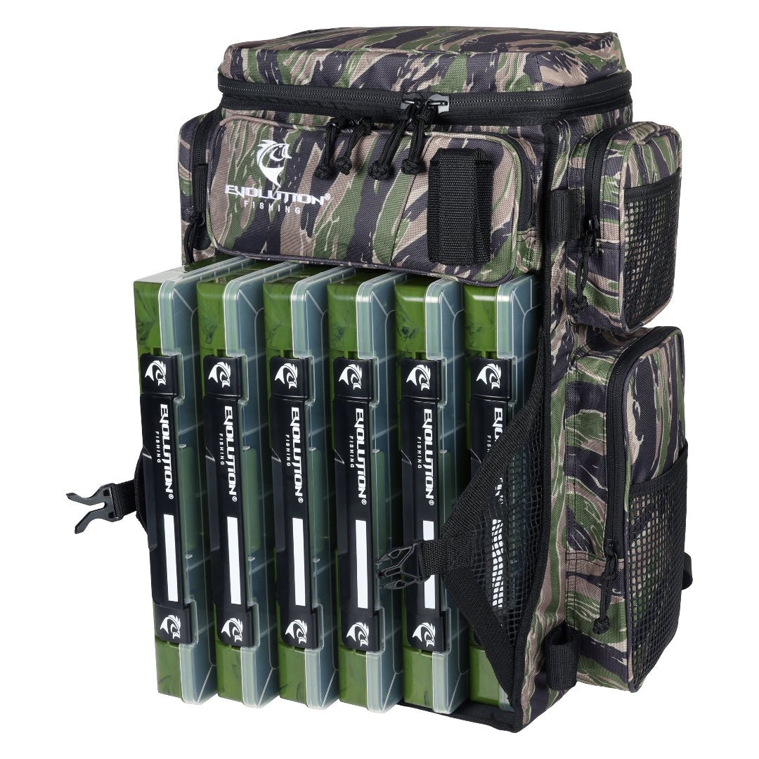 Evolution Outdoor Drift Series Battle Pack 3700 Tackle Backpack - Angler's Pro Tackle & Outdoors