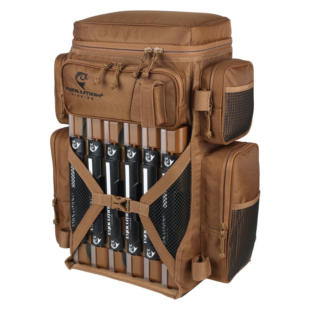 Evolution Outdoor Drift Series Battle Pack 3700 Tackle Backpack - Angler's Pro Tackle & Outdoors