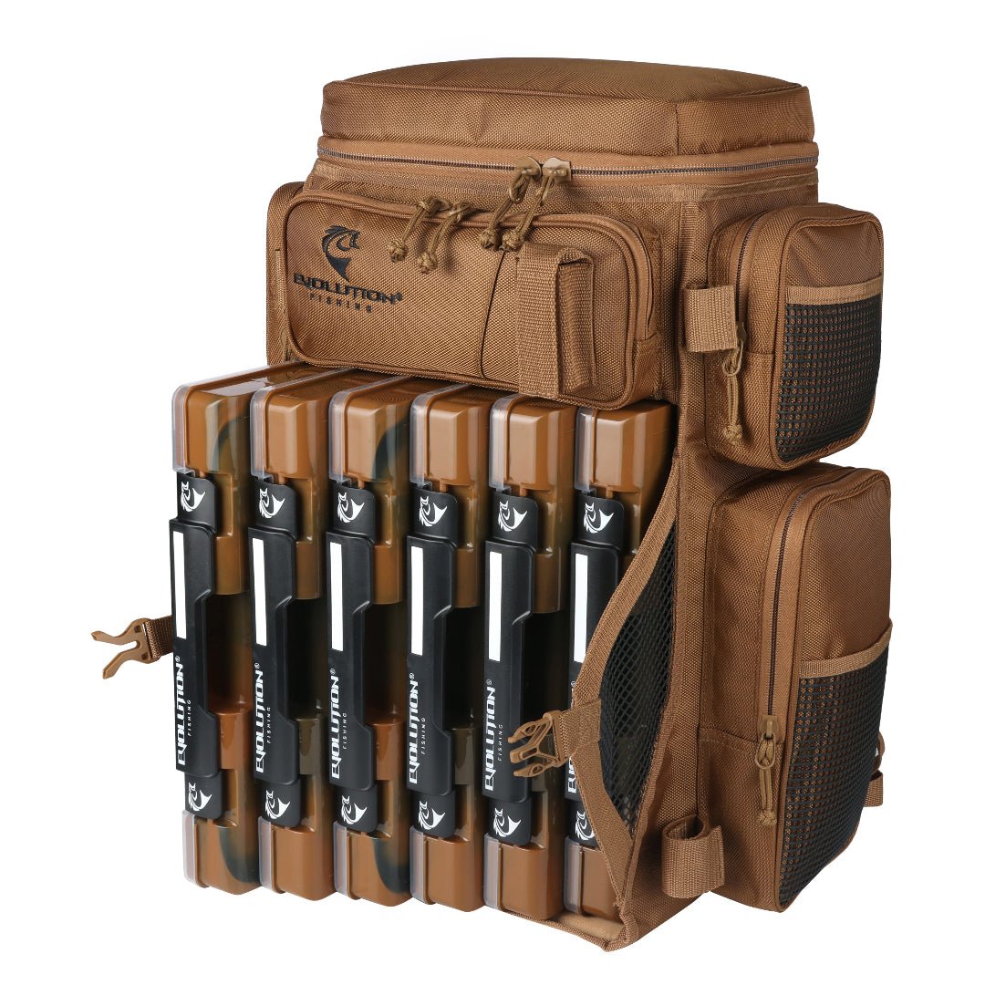 Evolution Outdoor Drift Series Battle Pack 3700 Tackle Backpack - Angler's Pro Tackle & Outdoors