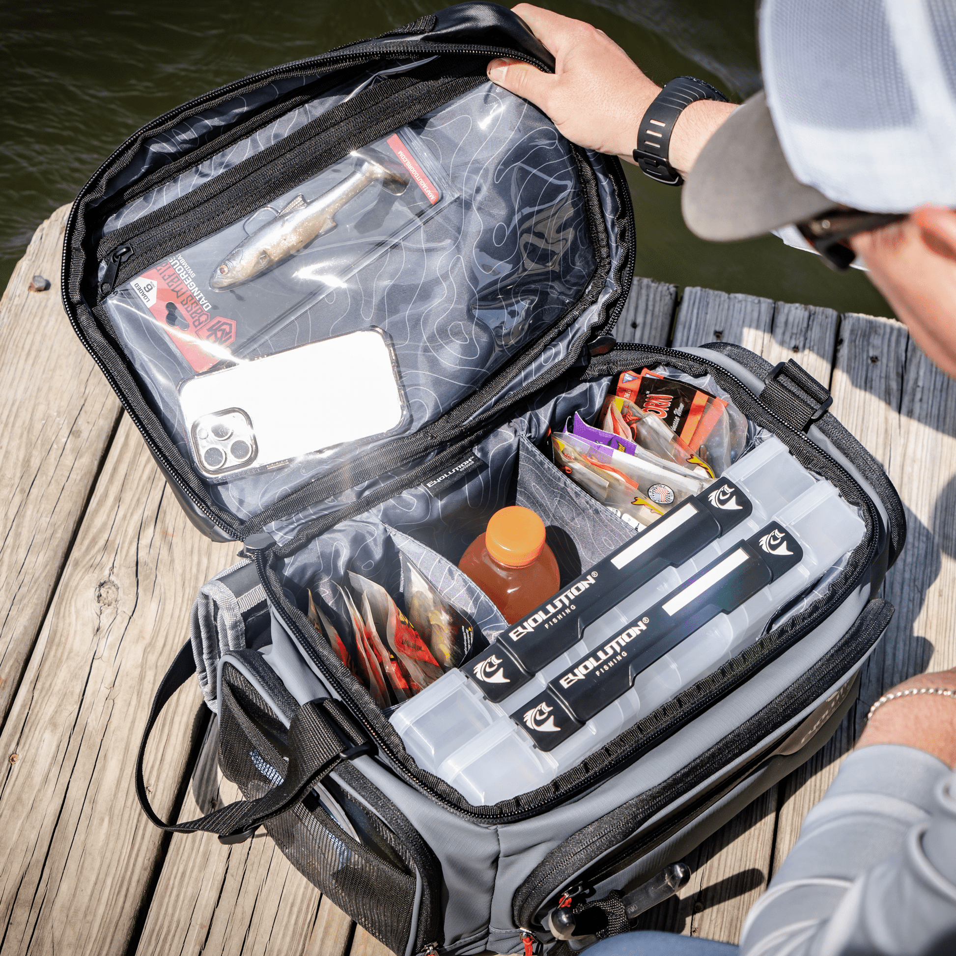 Evolution Outdoor Largemouth 3.0 3700 Tackle Bag - Angler's Pro Tackle & Outdoors