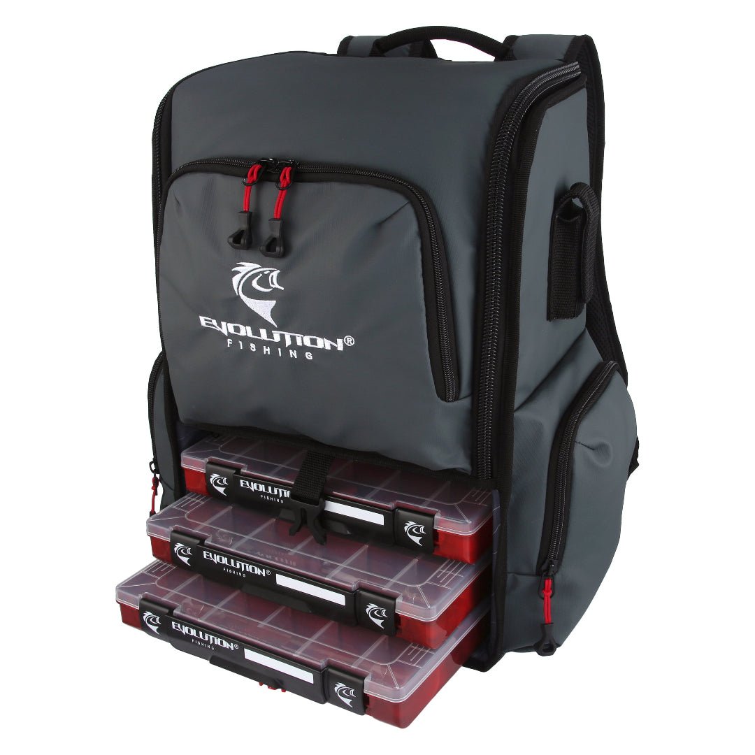 Evolution Outdoor Largemouth 3.0 Tackle Backpack - Angler's Pro Tackle ...