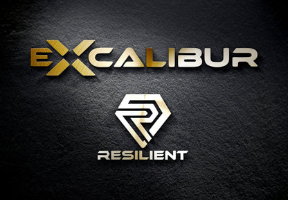 Resilient SFBL Excalibur Fastpitch Batting gloves - Black and Gold