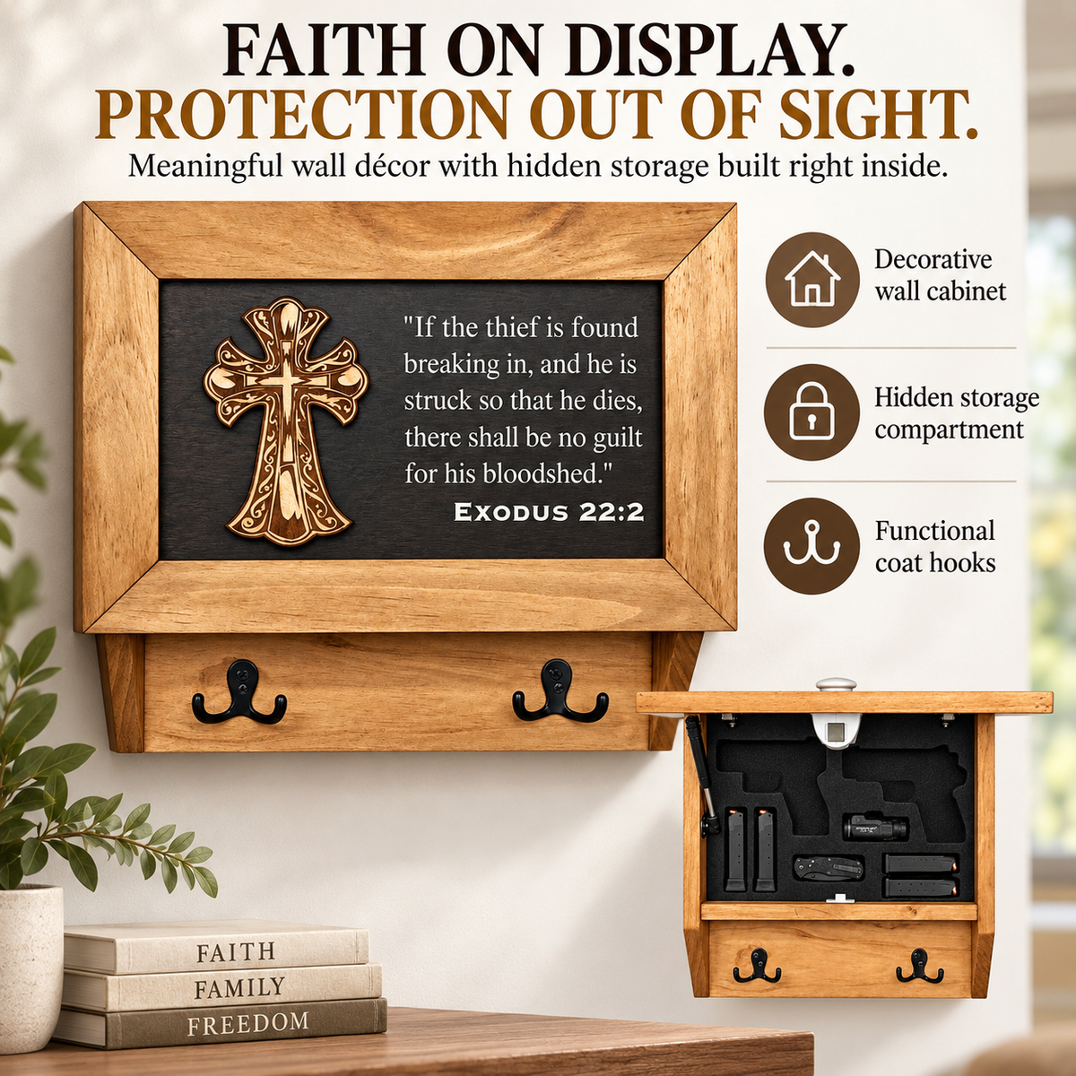 Bellewood Designs - Gun Cabinet Exodus 22:2
