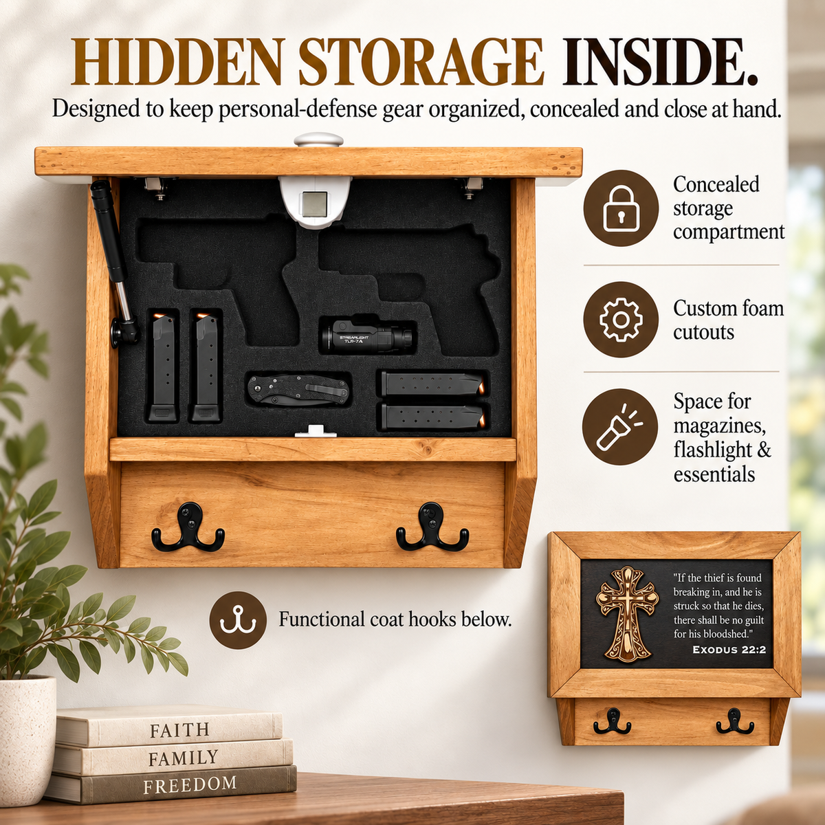 Bellewood Designs - Gun Cabinet Exodus 22:2