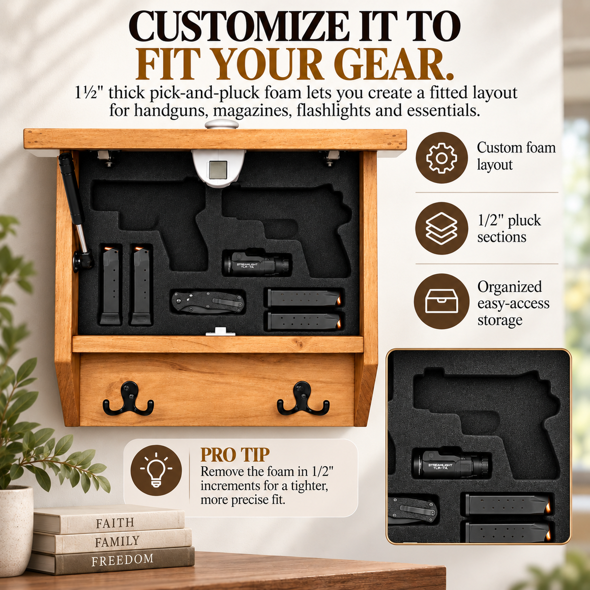 Bellewood Designs - Gun Cabinet Exodus 22:2