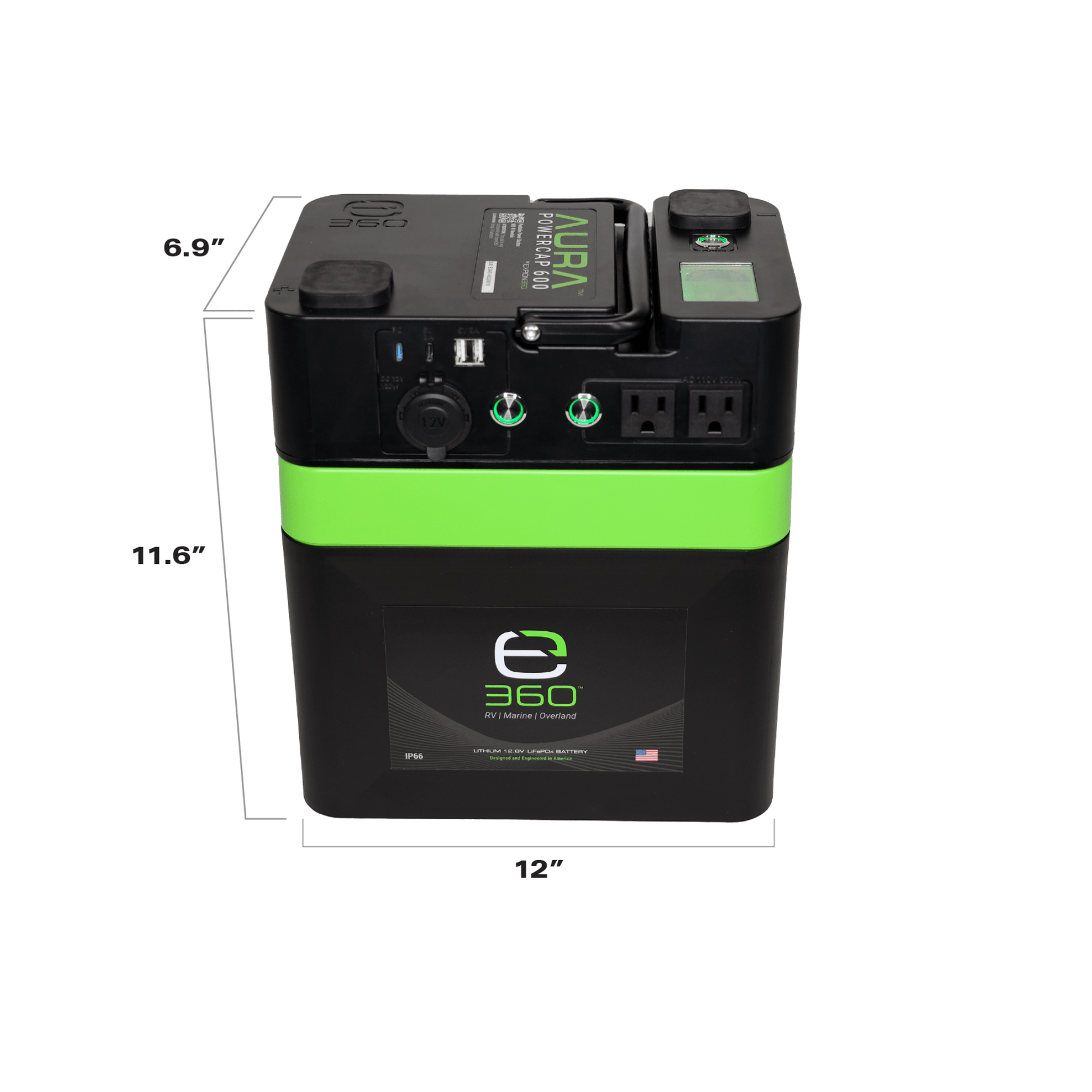 Expion360 60Ah AURA Powercap 600W Inverter Power System - Angler's Pro Tackle & Outdoors