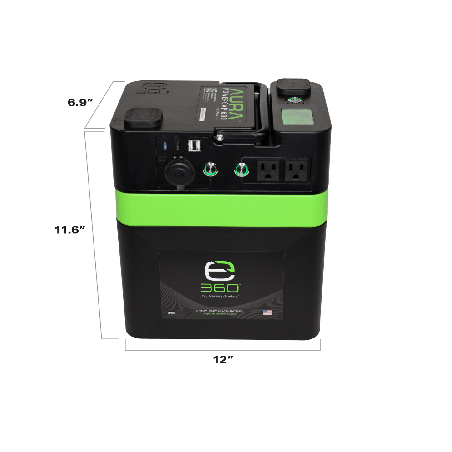 Expion360 80Ah AURA Powercap 600W Inverter Power System - Angler's Pro Tackle & Outdoors