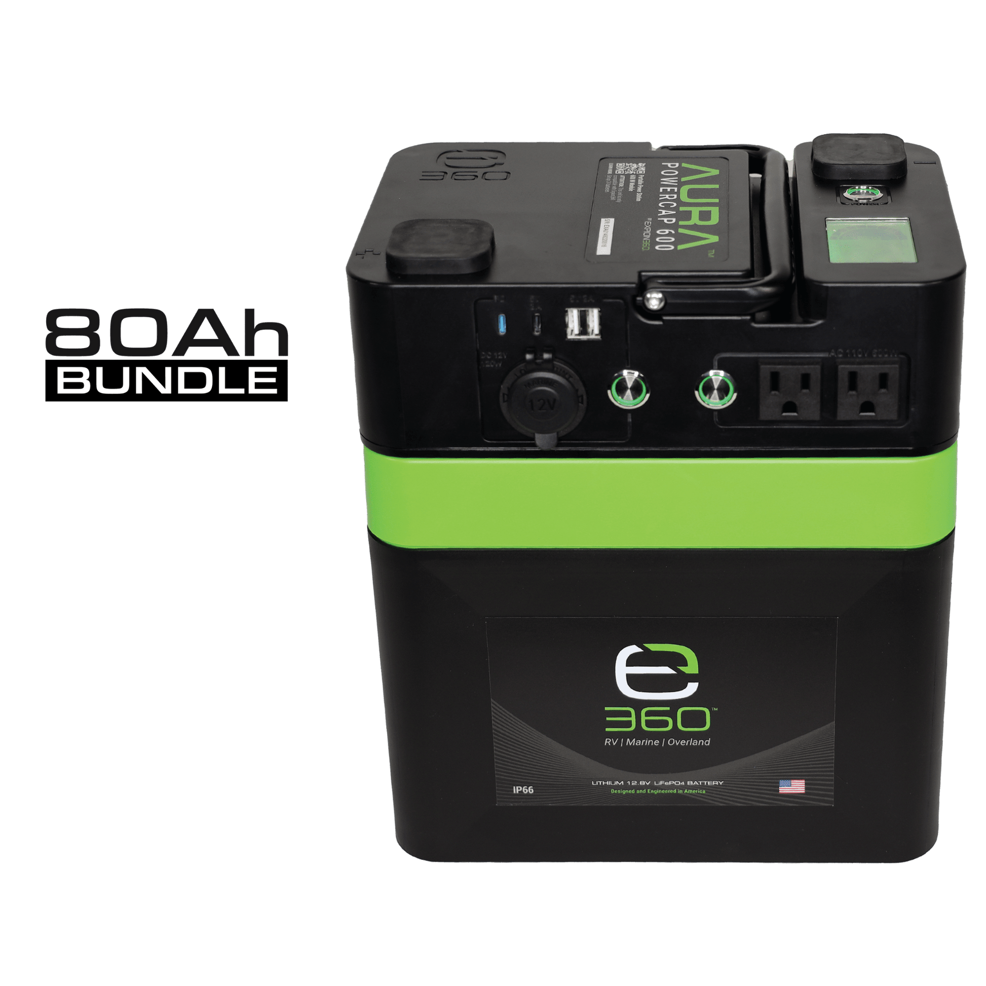 Expion360 80Ah AURA Powercap 600W Inverter Power System - Angler's Pro Tackle & Outdoors