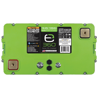 Expion360 12V 100Ah LiFePO4 Lithium Battery – Group 27, Bluetooth & Heated | Expion360