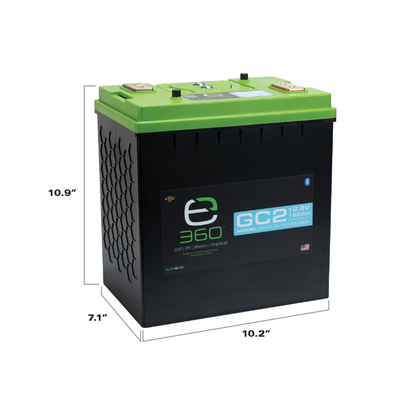 Expion360 12V 162Ah LiFePO4 Lithium Battery – GC2, Bluetooth & Heated | Expion360