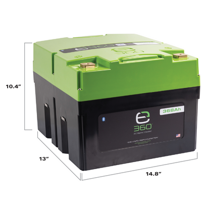 Expion360 12V 368Ah LiFePO4 Lithium Battery – EX1, Bluetooth | Expion360