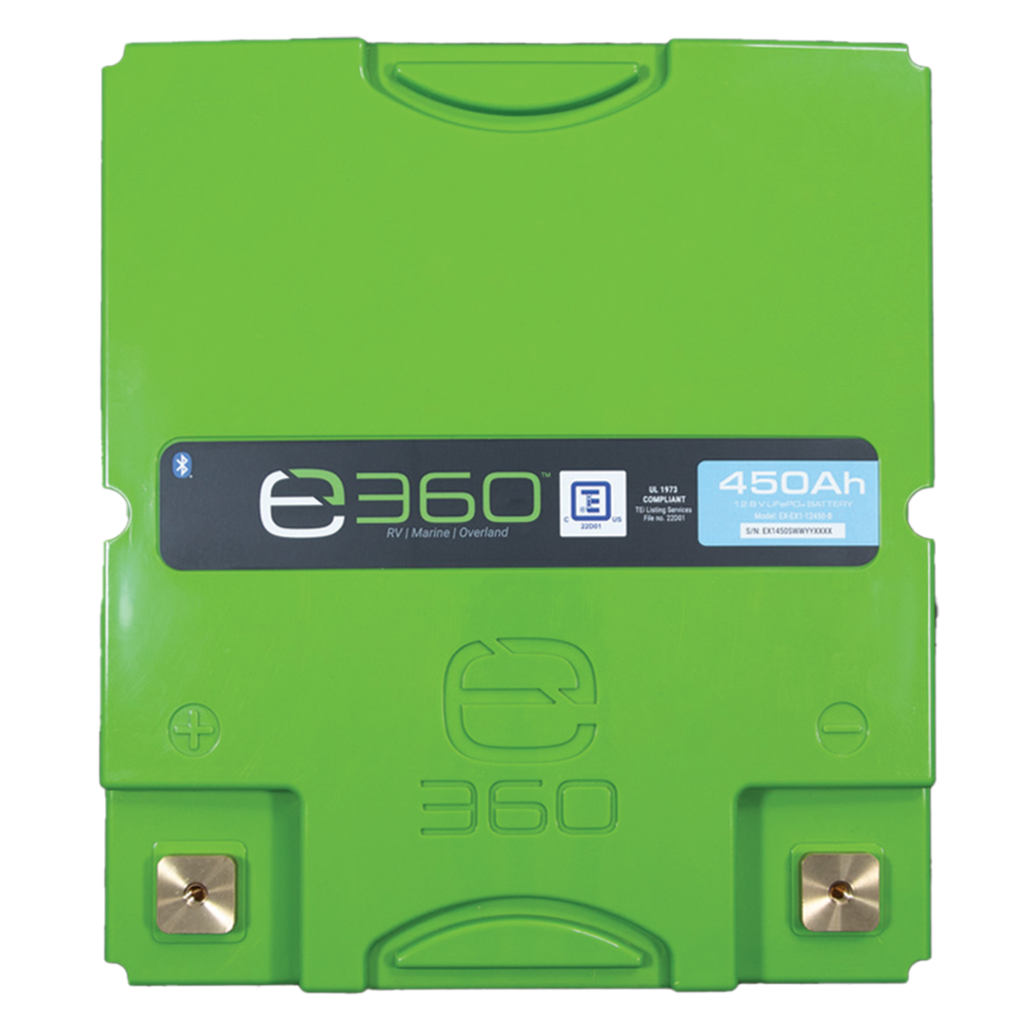 Expion360 12V 450Ah LiFePO4 Lithium Battery – EX1, Bluetooth | Expion360
