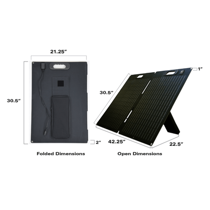 Expion360 Portable and Foldable Solar Panel 120W - Angler's Pro Tackle & Outdoors