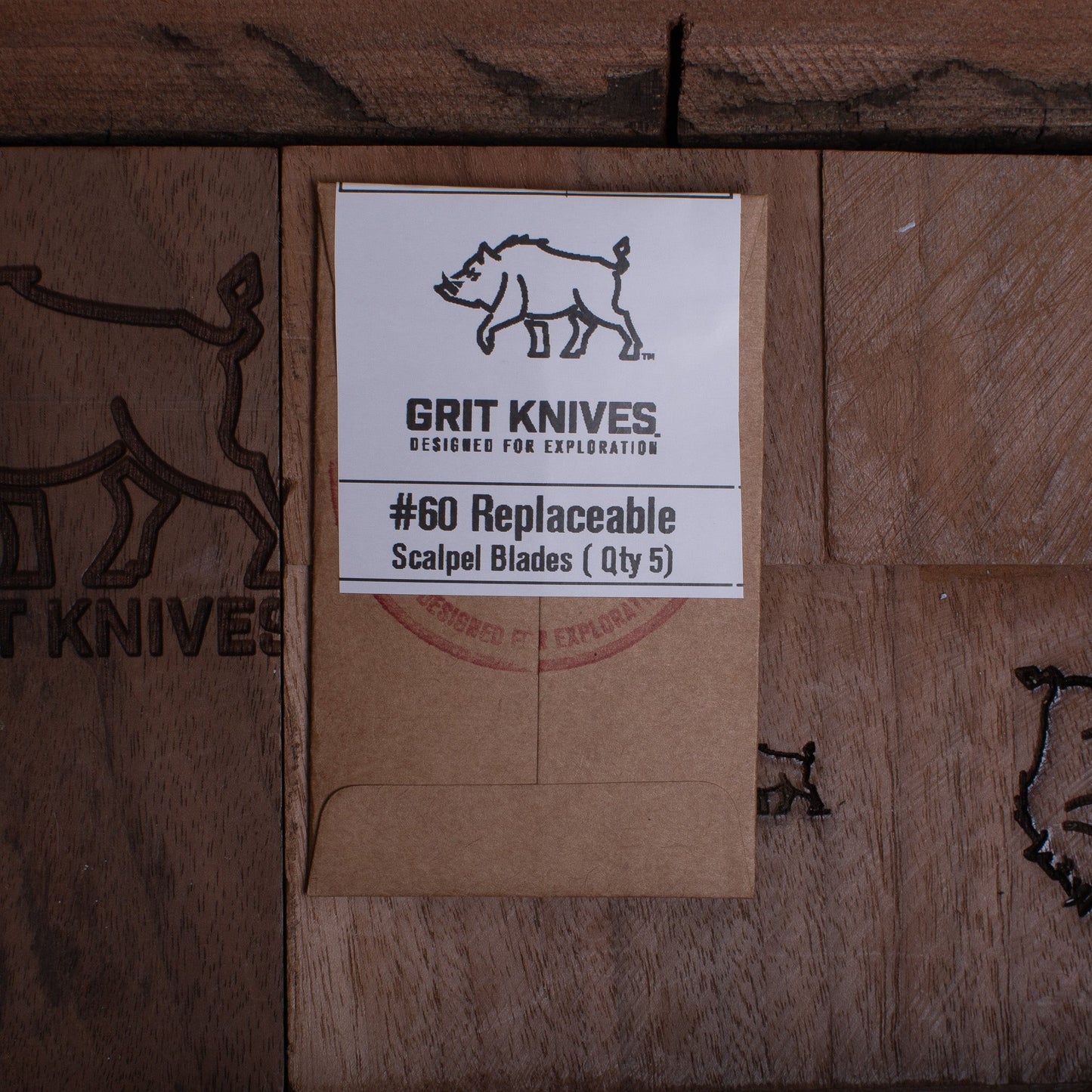Grit Knives #60 Replaceable Scalpel Blades ( Qty 5)