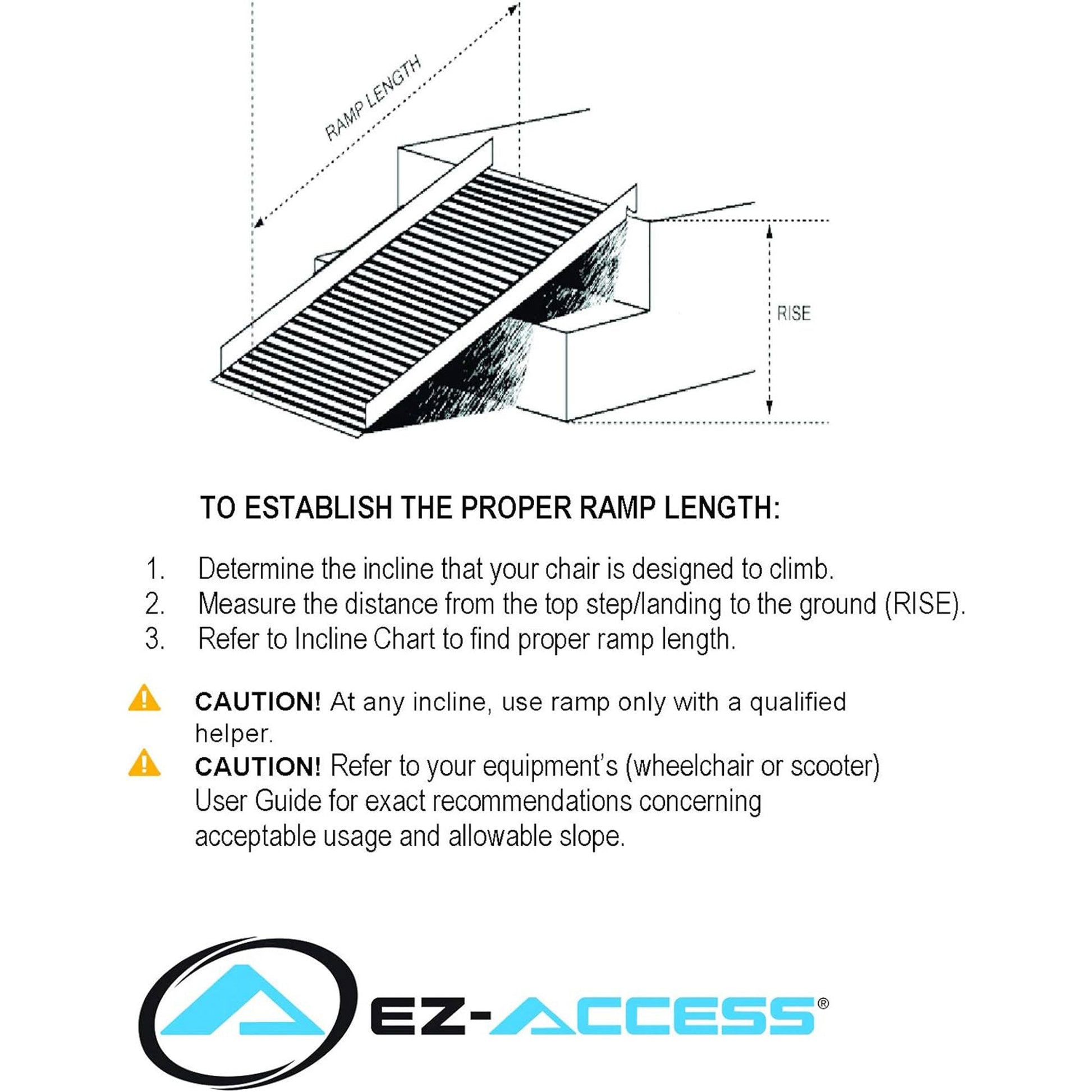 EZ - ACCESS 2 Foot Suitcase Singlefold Portable Ramp w/ Surface That Resists Slips - Angler's Pro Tackle & Outdoors