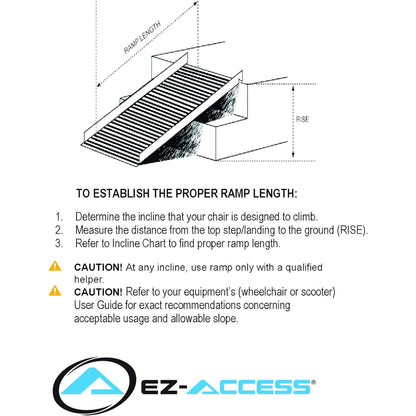 EZ - ACCESS 2 Foot Suitcase Singlefold Portable Ramp w/ Surface That Resists Slips - Angler's Pro Tackle & Outdoors