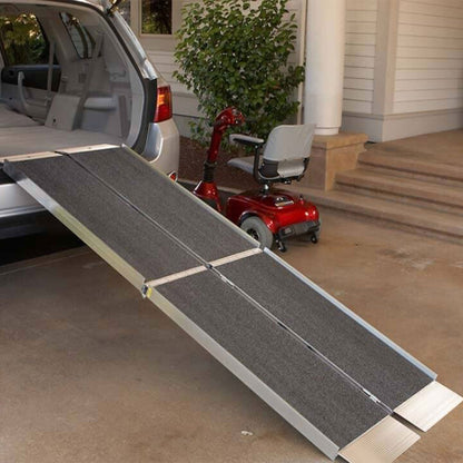 EZ - ACCESS SUITCASE 10 Foot Portable Trifold Folding Aluminum Wheelchair Ramp - Angler's Pro Tackle & Outdoors