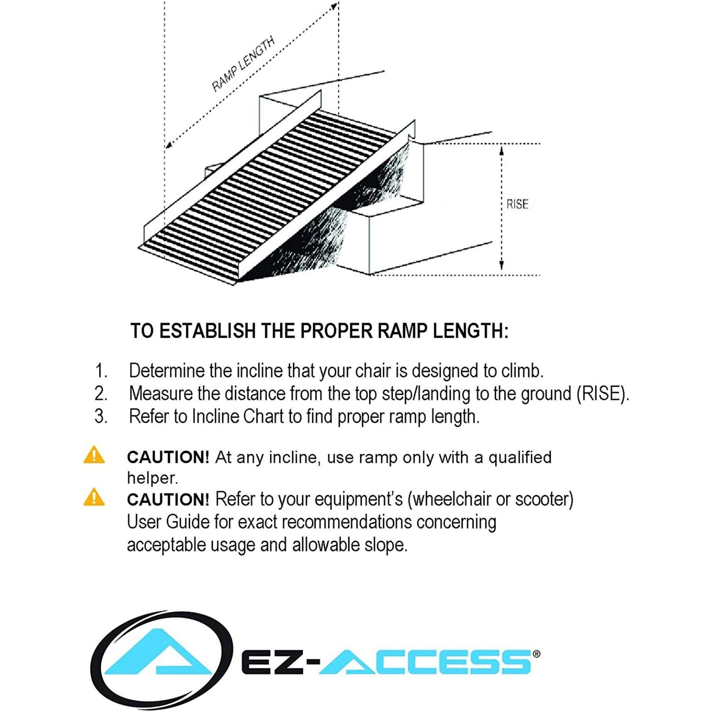 EZ - ACCESS SUITCASE 10 Foot Portable Trifold Folding Aluminum Wheelchair Ramp - Angler's Pro Tackle & Outdoors