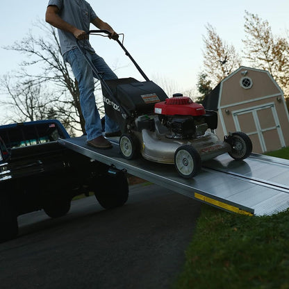 EZ - ACCESS TRAVERSE 8 Foot Aluminum Singlefold Portable Loading Ramp, Silver - Angler's Pro Tackle & Outdoors