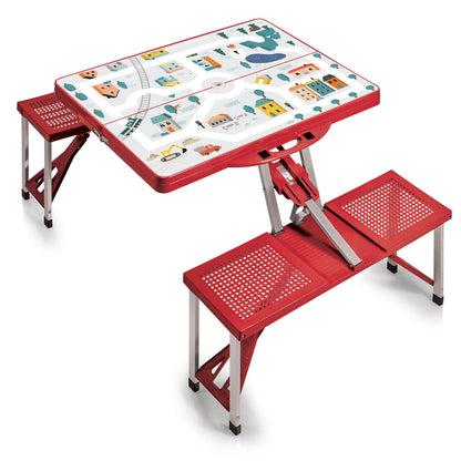 Picnic Time  Picnic Table Portable Folding Table with Seats