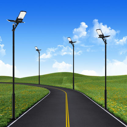 Langy Solar Lights 1500W solar street light with 20ft /16ft pole