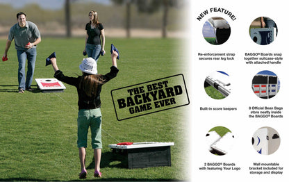 Baggo Big Tex Texas Flag Baggo Portable 2x3 Cornhole Bean Bag Toss Game