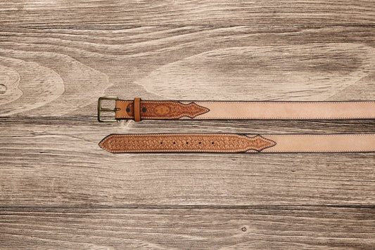 Texas Saddlery Saddle Tan Combo Belt