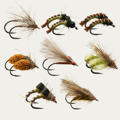 Postfly Early Spring Caddis BugCycle Fly Assortment - 16pk, Barbless, Ahrex