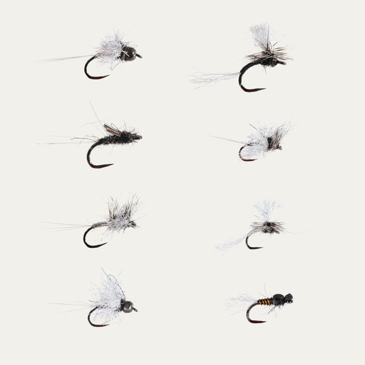 Postfly Trico Mayfly BugCycle Fly Assortment, 8pk, Barbless, Ahrex