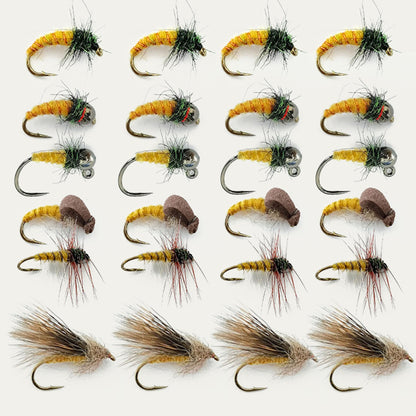 PostflyOctober Caddis BugCycle Fly Assortment