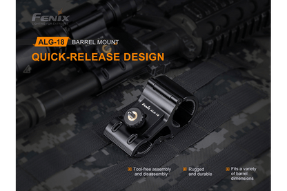 Fenix ALG - 18 Flashlight Barrel Mount - Angler's Pro Tackle & Outdoors