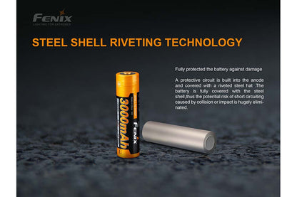 Fenix ARB - L18 - 3000P Rechargeable Li - ion Battery - Angler's Pro Tackle & Outdoors