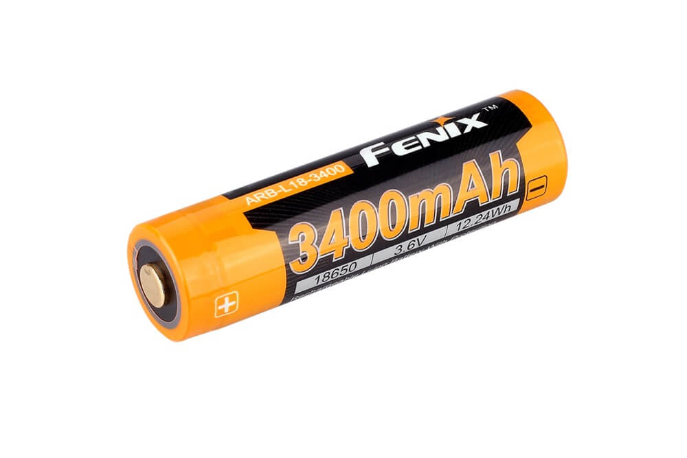 Fenix ARB - L18 - 3400mAh Rechargeable 18650 Battery - Angler's Pro Tackle & Outdoors