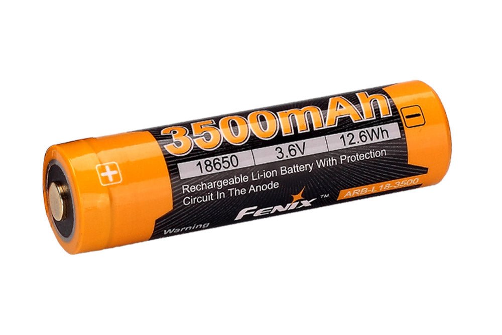 Fenix ARB - L18 - 3500 High - Capacity 18650 Battery - 3500mAh - Angler's Pro Tackle & Outdoors