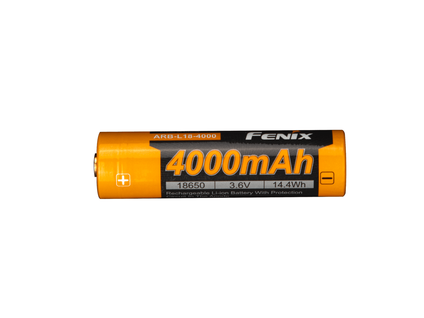 Fenix ARB - L18 - 4000 High - Capacity 18650 Battery - 4000mAh - Angler's Pro Tackle & Outdoors