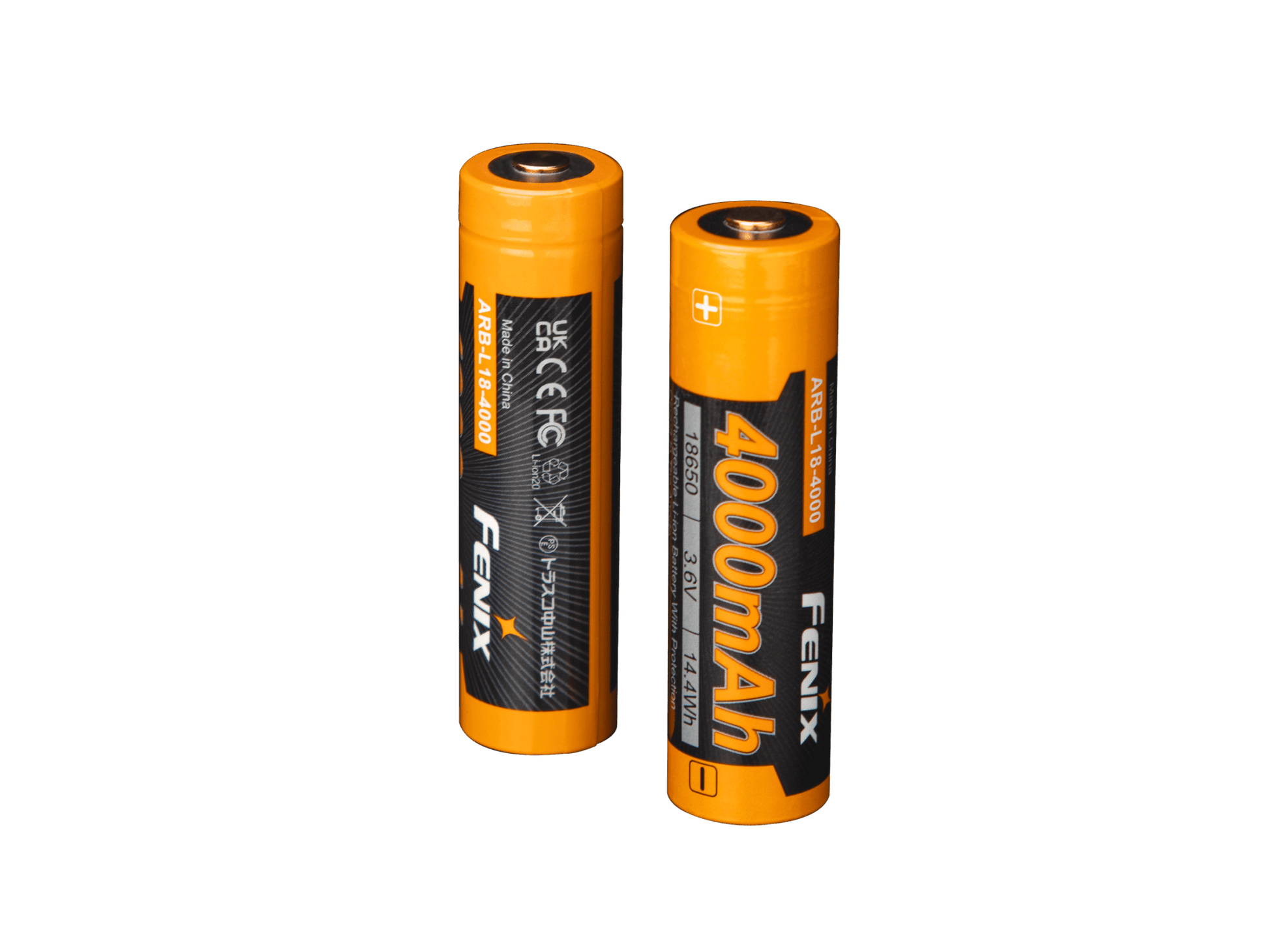 Fenix ARB - L18 - 4000 High - Capacity 18650 Battery - 4000mAh - Angler's Pro Tackle & Outdoors